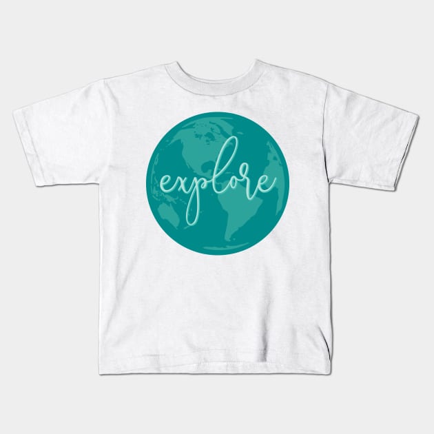 Explore Kids T-Shirt by jillcook